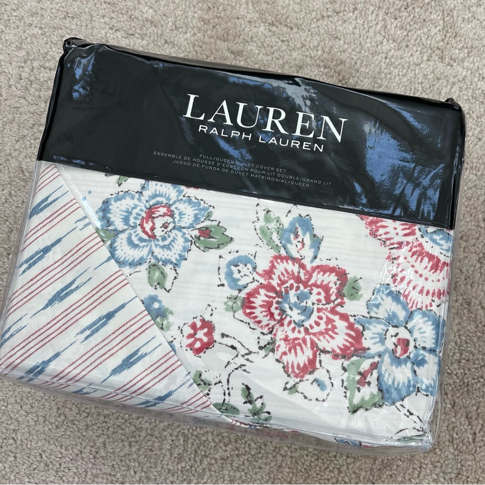 Lauren Ralph Lauren Full / Queen Duvet Cover set NWT